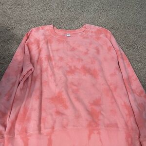 Pink tie-dye Old Navy Sweatshirt